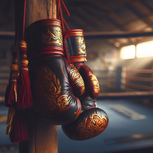 Rękawice bokserskie Muay Thai