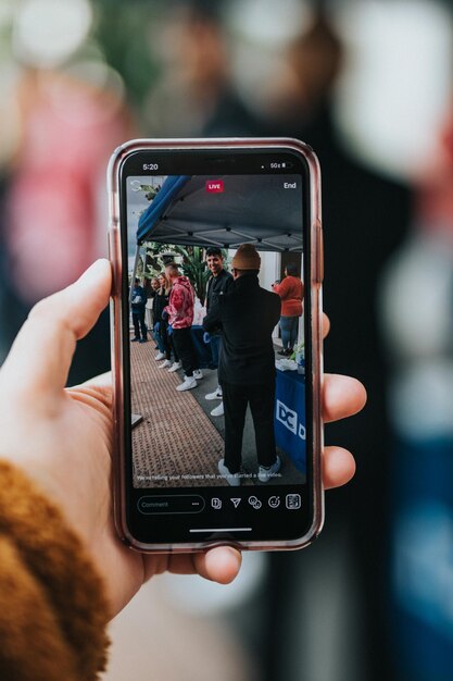 Zdjęcie reklama na telefonach komórkowych