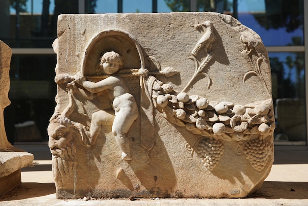 Relief w Muzeum Archeologicznym w Antalyi Antalya Turkiye