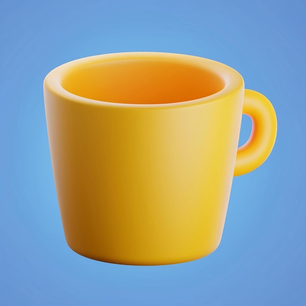 Rendering 3D kubka i kubka