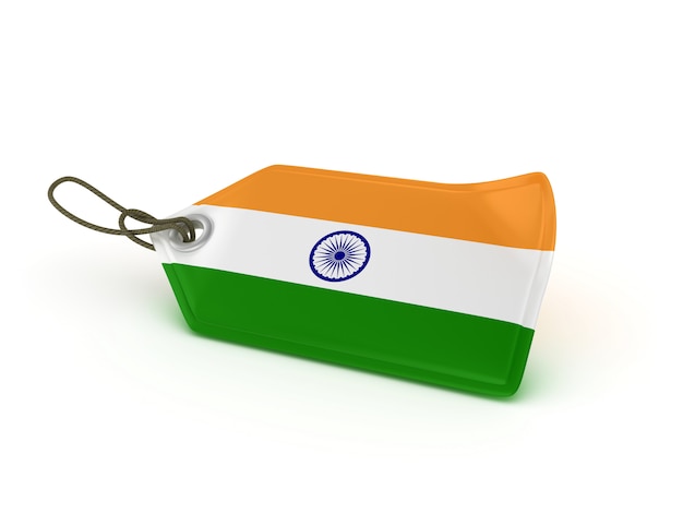 Rendering Ilustracja Zakupy Metka Indian Flag