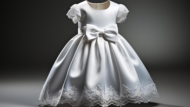 Renderowane w 3D zdjęcie ubrań dla dziewczynek i wzoru sukienki