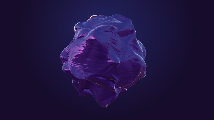 Renderowania 3D anizotropowy morfing kamienia Fale deformacji na materiale