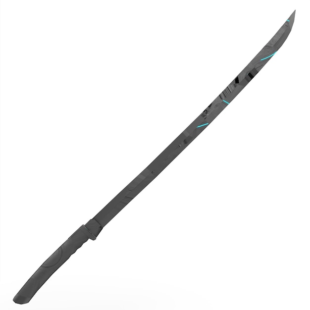 Renderowania 3D Broń Katana