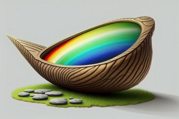 Renderowania 3D dzieło sztuki abstrakcyjnej kolorowe rekwizyty postać projekt tapeta tło