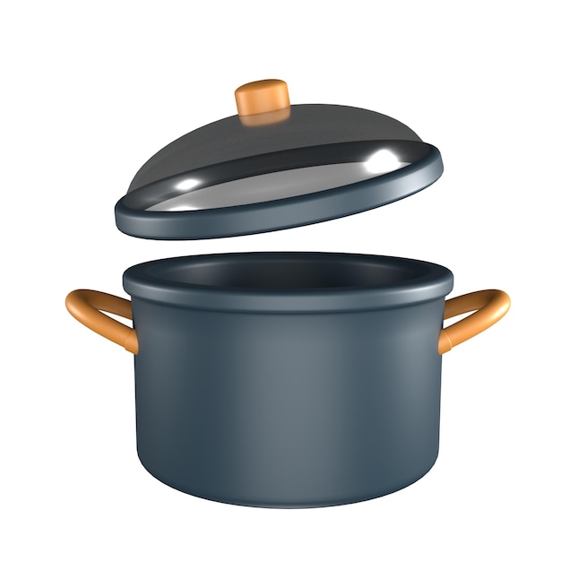 renderowanie 3d ikona ilustracja kuchenki narzędzie kuchenne
