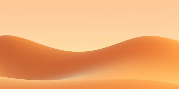 Zdjęcie renderowanie 3d izolowanej wydmy piaskowej pustynia egipska pomarańczowe puste tło
