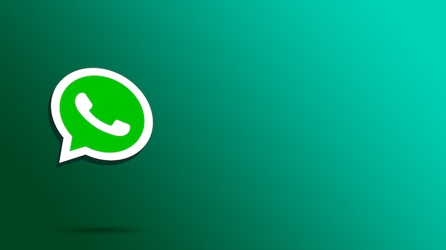 Renderowanie 3d Logo Whatsapp