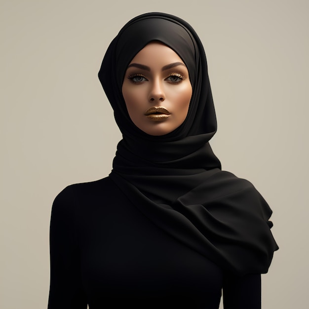 Renderowanie modelu arabskiej urody