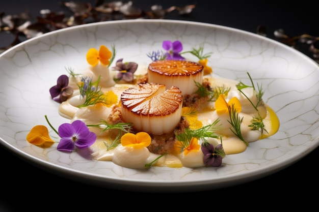 Restauracja z gwiazdką Michelin Kuchnia Scallop Elegance