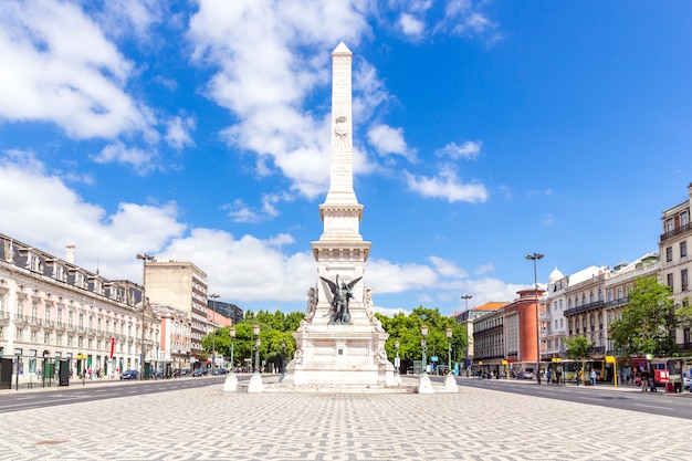 Restauradores Square Lisbon