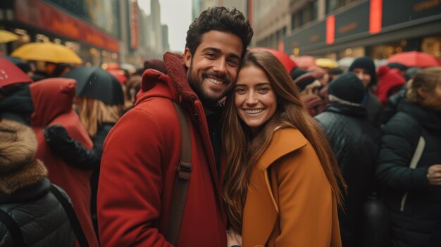 Retail Romance Couple Bonds podczas zakupów w Czarny Piątek