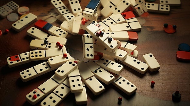 Zdjęcie retro domino