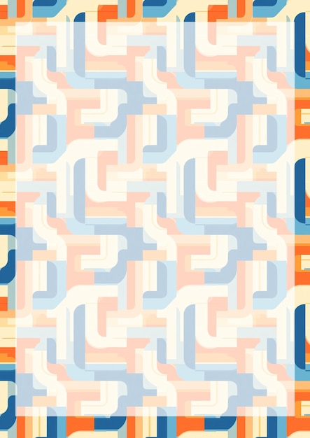 Retro geometryczny wzór tła