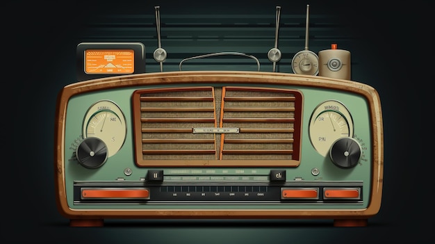 Retro radio generatywne Ai