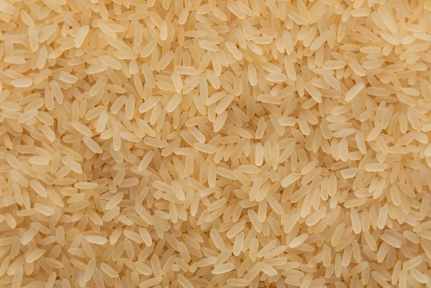 Rice w białym spodeczku na szarym betonowym tle