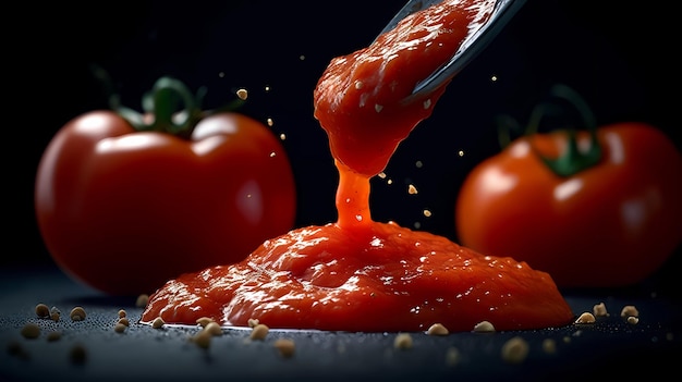 Rich Tomato Indulgence Tomato Paste i Ketchup Pure Tomato Perfection