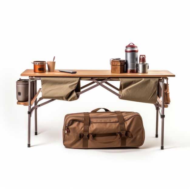 Rife Tsquare Camp Table Lekki i stylowy stół konsoli do kempingu
