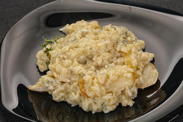 Risotto z gruszką i gorgonzolą