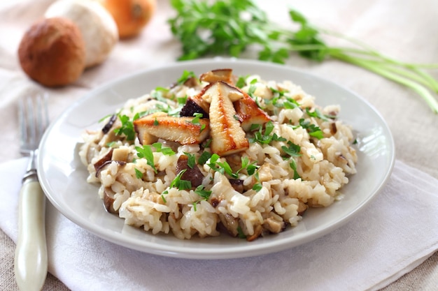 Risotto Z Grzybami