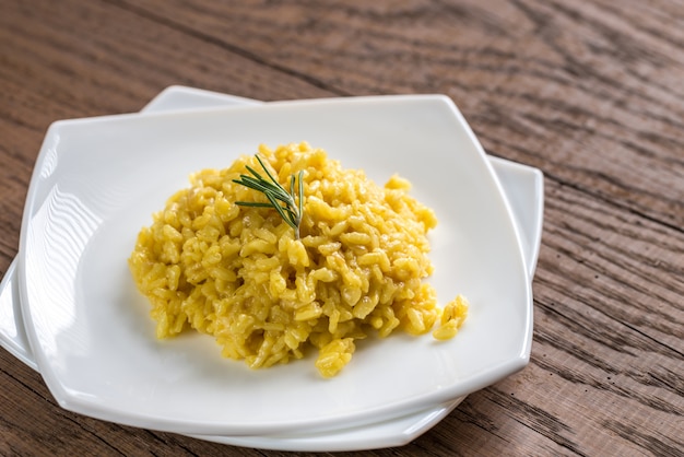 Risotto z szafranem