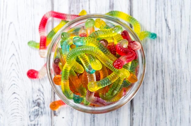 Zdjęcie robaki gummi candy