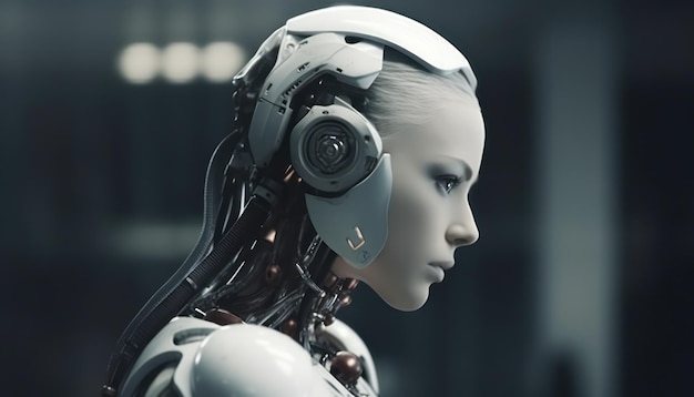 Robot-android kobieta