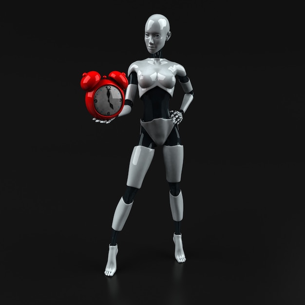 Robot - ilustracja 3D