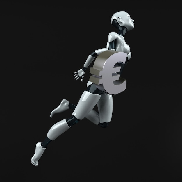 Robot - Ilustracja 3d