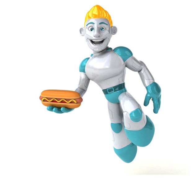 Robot - ilustracja 3D