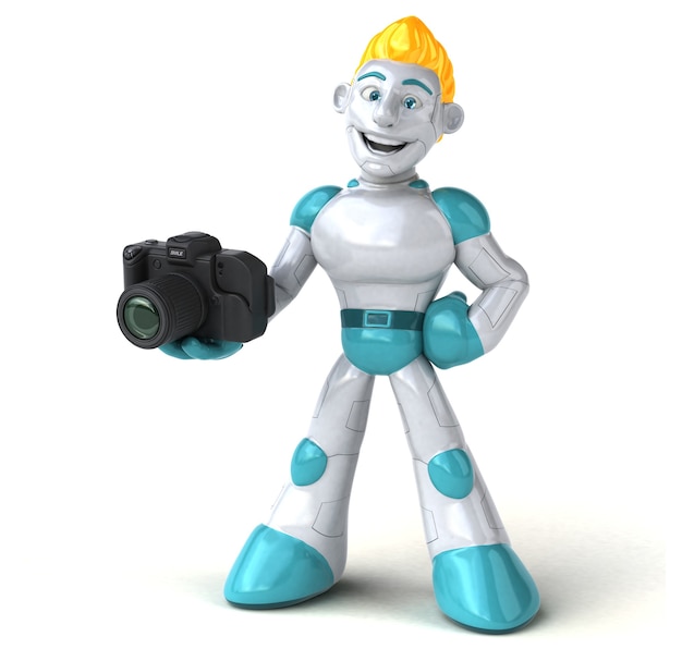 Robot - ilustracja 3D
