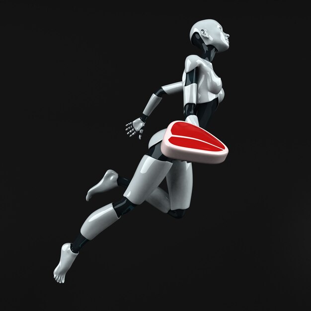 Robot - postać 3D