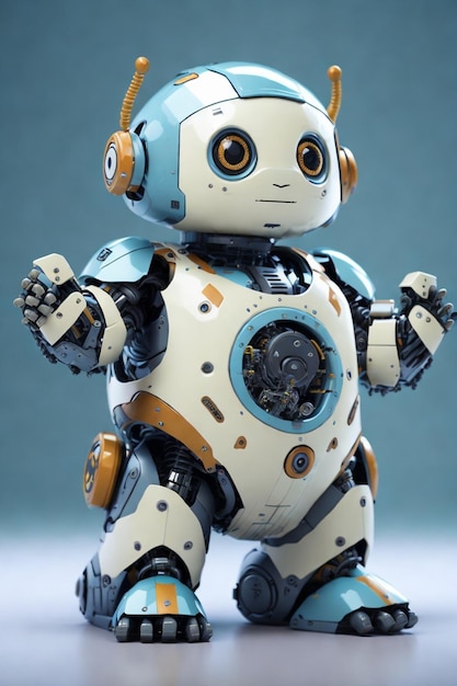 Robot wykonany przez firmę robota.