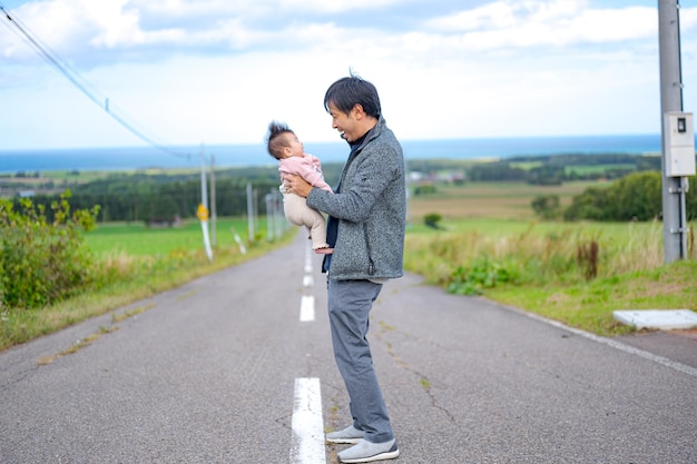 Rodzic i długi ładunek w Japonii