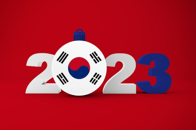 Rok 2023 Z Ornamentem Korei Południowej