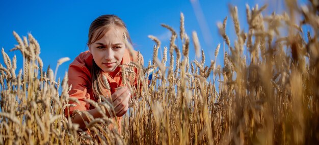 Rolnik Sprawdzający Postępy Na Polu Pszenicy Inspektor Agronomów, Który Bada Plantację Pszenicy I Robi Notatki W Dokumentach Agrobiznes