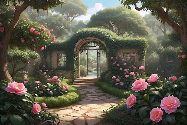 Romantic Camellia Serenade