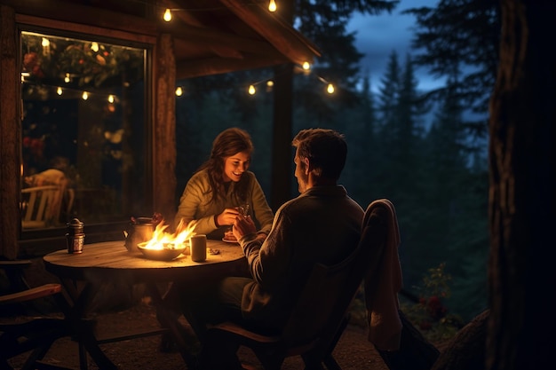 Romantic_Retreat_Campfire_Cabin