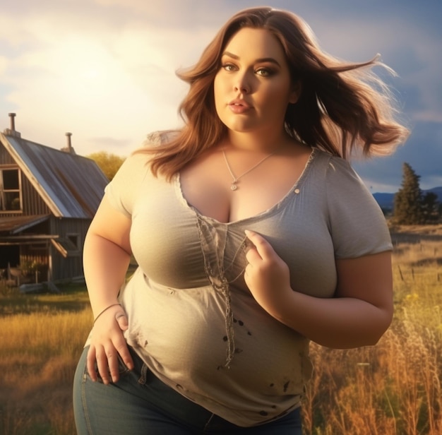 Zdjęcie romantick fat woman and girl hd images for product ads darmowe pobieranie