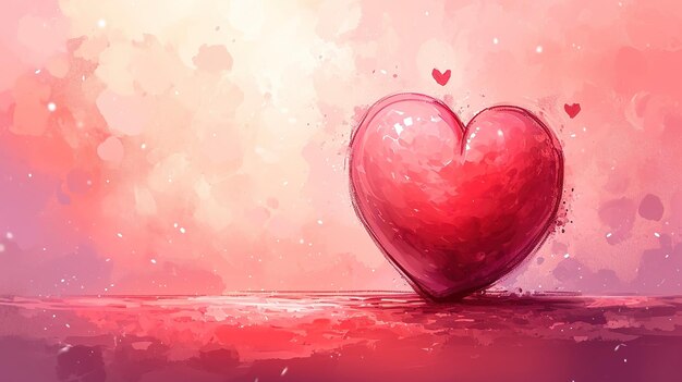 Romantyczna esencja miłości Walentynki Tło