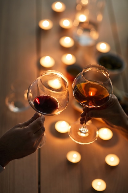 Romantyczna randka z winem