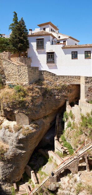 Ronda starożytne miasto Ronda Andaluzja Piękne stare miasto Ronda Andaluzja Hiszpania