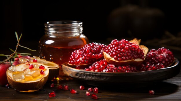 Zdjęcie rosh hashanah 15 września wieczór 17 września generatywna sztuczna inteligencja