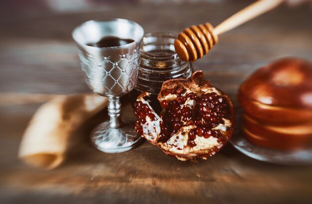 Rosh Hashanah żydowskiego Nowego Roku Koncepcji Wakacje.