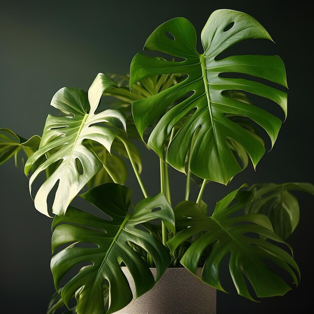 roślina doniczkowa monstera