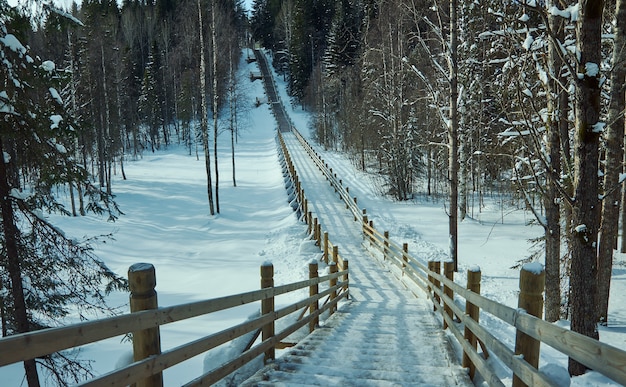 Rosyjski tradycyjny drewniany trap, wieś Malye Karely, region Archangielsk, Rosja