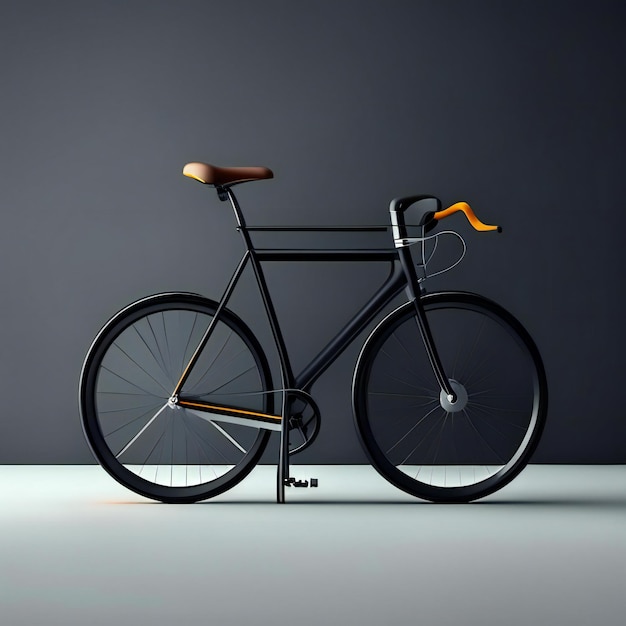 rower z napisem „słowo” z boku