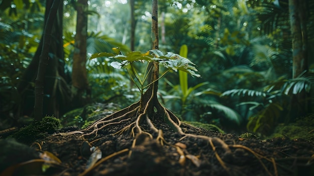 Rozkwitające korzenie lasów deszczowych utrzymują delikatną równowagę ekosystemu