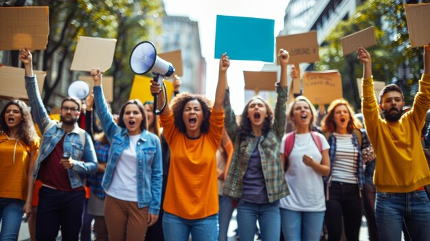 Różne grupy protestują za zmianami w mieście