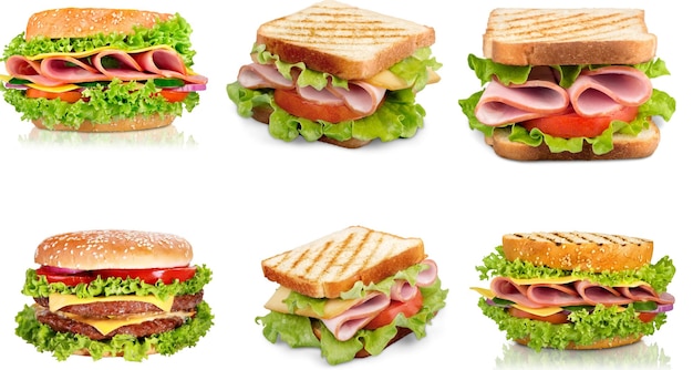 Różne hamburgery